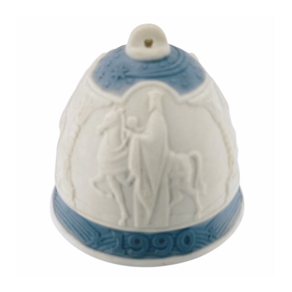 1990 Vintage Lladro Spain Porcelain Bisque 3 Kings Christmas Bell